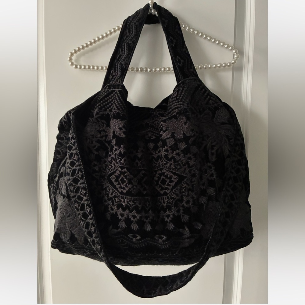 Johnny Was Velvet Tote